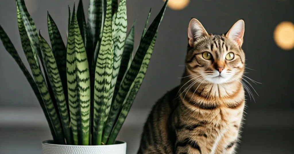 are snake plants toxic to cats