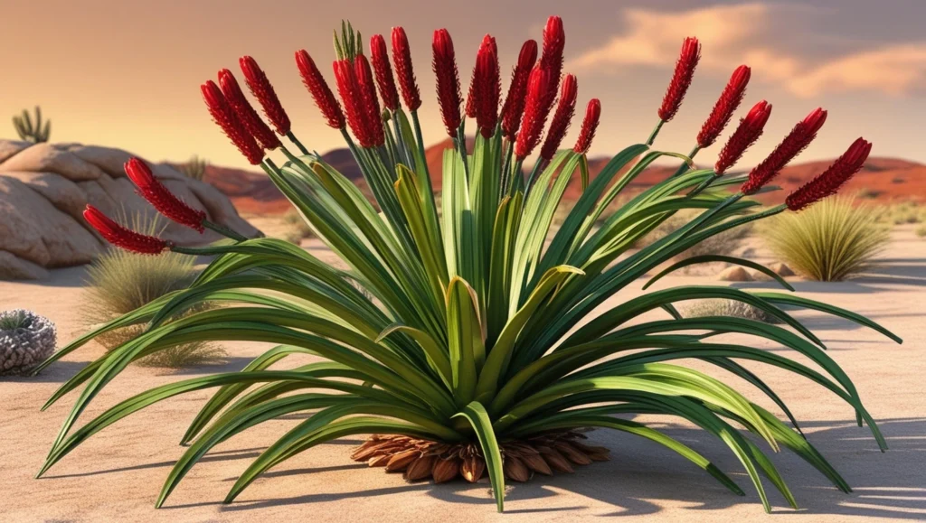 red yucca plant