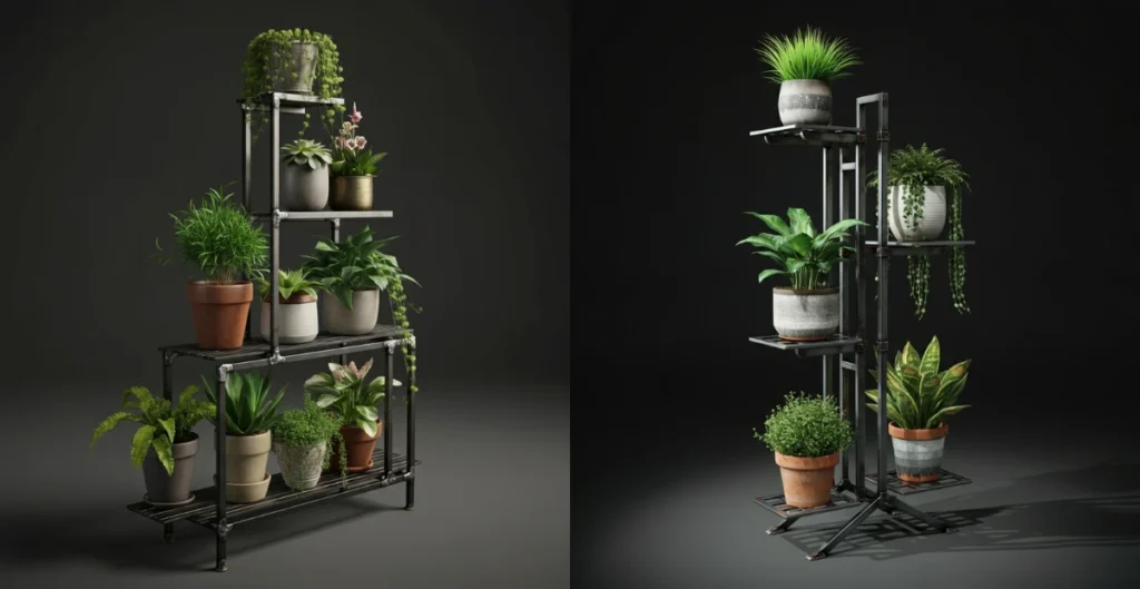 metal plant stand