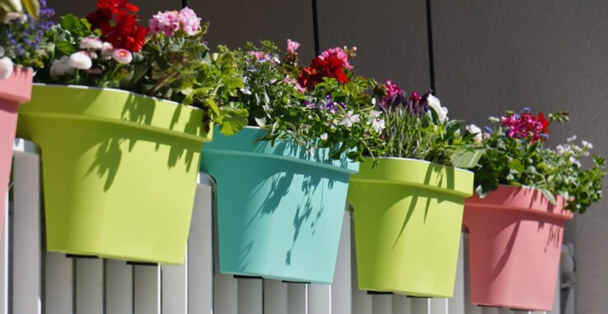 railing planter